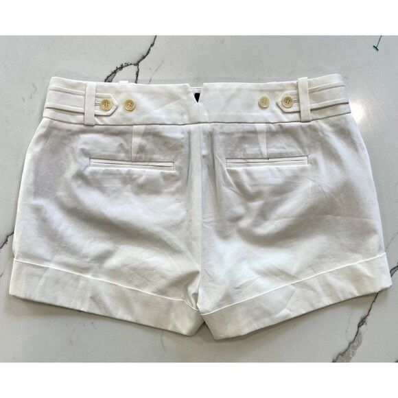 BCBGMaxAzria NWT Symon Shorts in White Size S - Picture 2 of 3